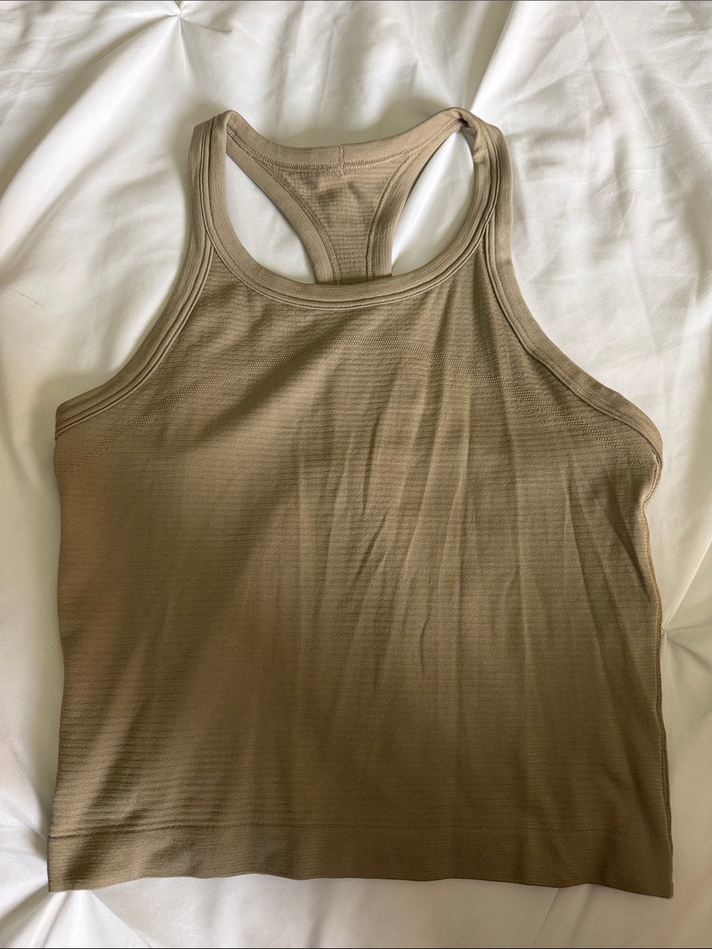 lululemon athletica Ribbed Racerback Tank - Taupe